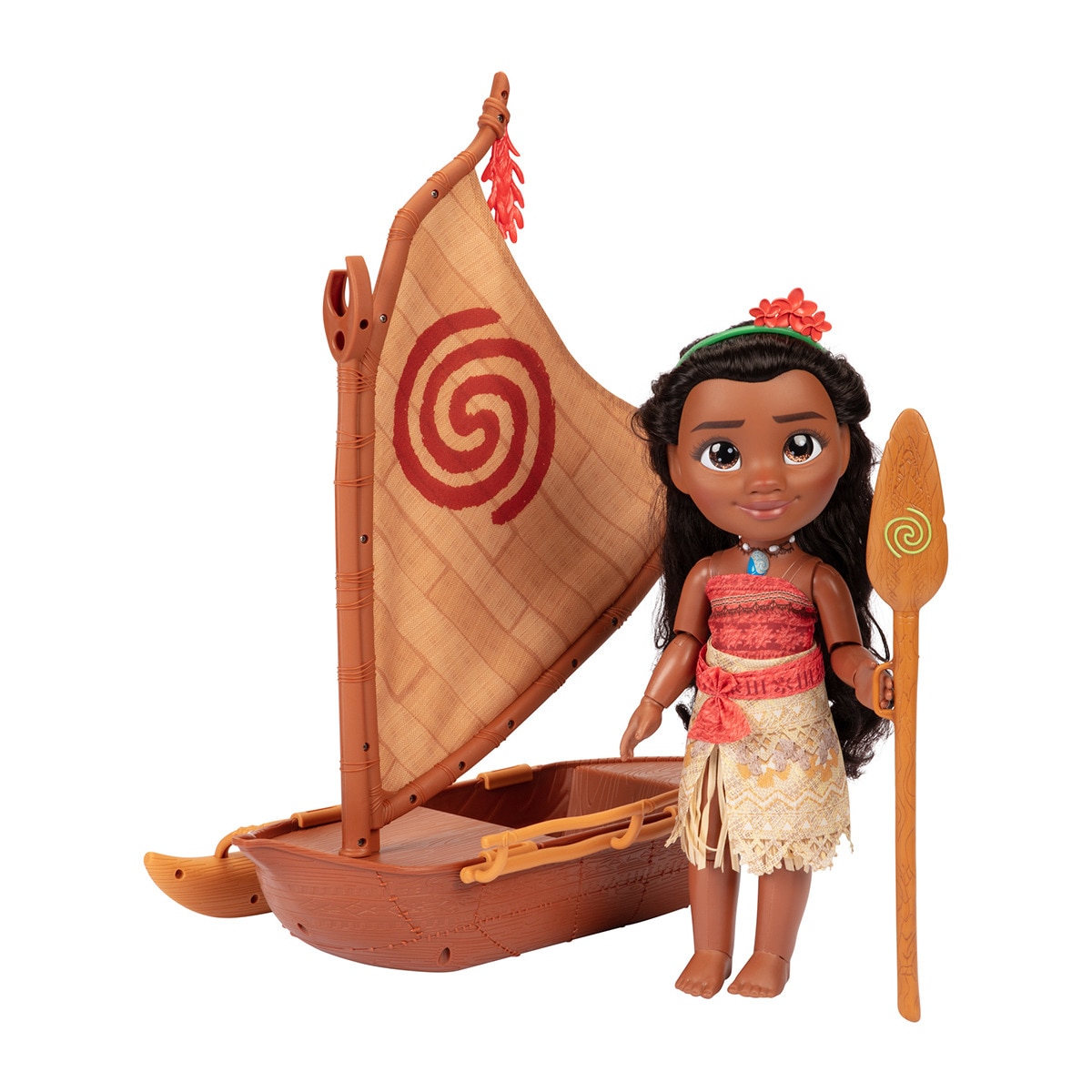 Disney - Muñeca Vaiana & Barcaza 38 Cm