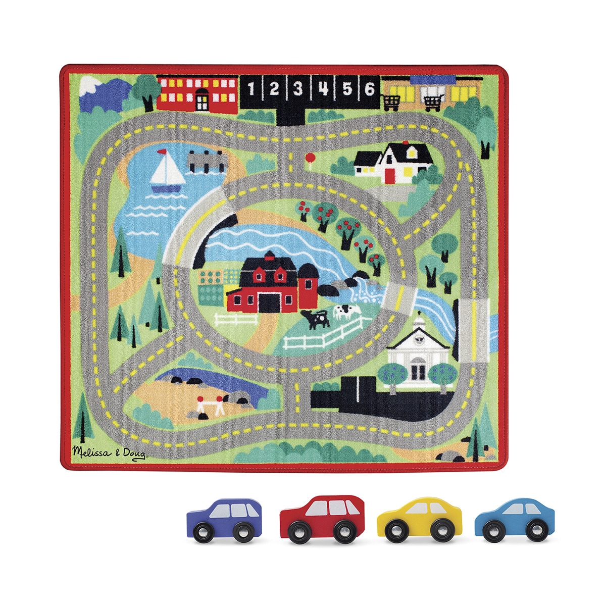 Melissa & Doug - Alfombra De Carretera