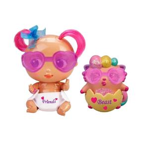 The Beasties Bellies - Pack mini muñecos con accesorios - Rosa