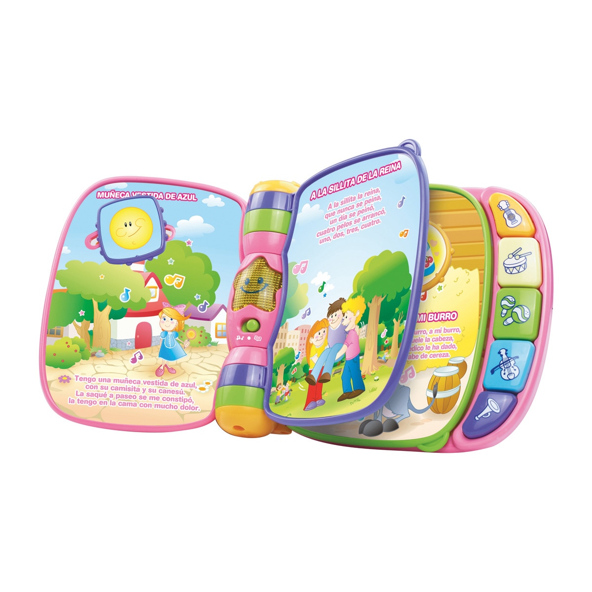 VTech - Primeras Canciones Rosa, Libro Musical Infantil Con Las Canciones Más Populares Baby