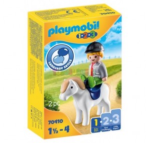 1.2.3 Niño con poni Playmobil