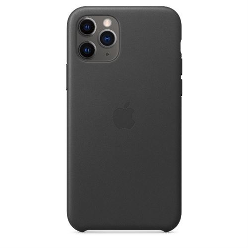 Funda de piel Apple Negro para iPhone 11 Pro Max