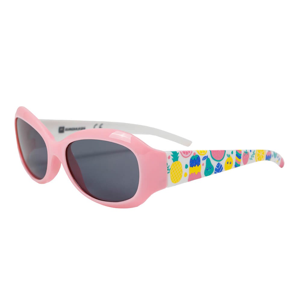 Gafas de sol infantiles de 3 a 8 años con protección UV100% - Cool Girl Pink