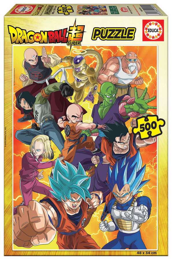 Puzle 500 piezas Dragon Ball Super