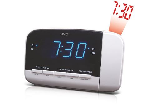 Radio despertador JVC RA-F23W Blanco