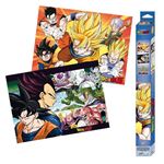 Set 2 posters Dragon Ball - Saiyans