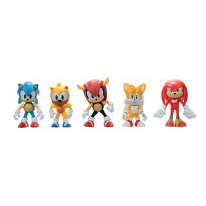 Sonic the Hedgehog - Pack 5 figuras de 6 cm