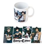 Taza Black Cover Asta, Yuno, Noelle y Yami 350ml