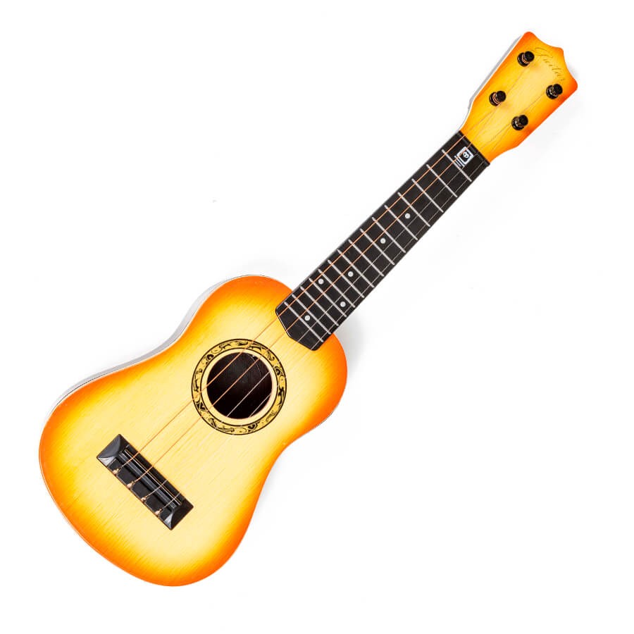 Ukelele realista de 56 cm con 4 cuerdas ajustables