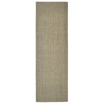 Alfombra De Sisal Para Rascador Gris Taupe 80x250 Cm Vidaxl