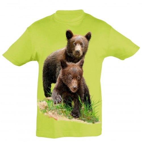 Camiseta Niño Oso color Verde