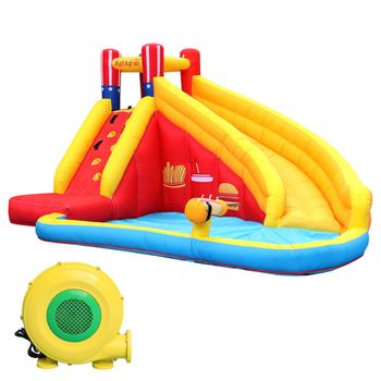 Castillo Inflable Acuático Water Puller - Castillo Hinchable Para Niños Con Juegos Ideal Para Jardín O Espacio Grande