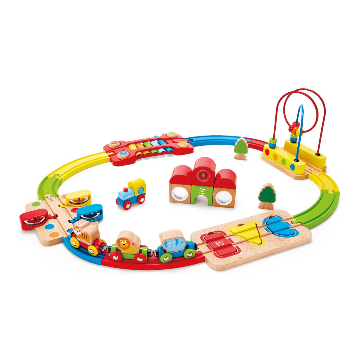 Hape - Circuito Multifuncion  De Madera