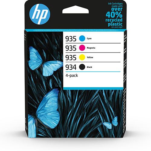 Pack de Cartucho de tintas 4 colores (CMYK) HP 934/935 6ZC72AE