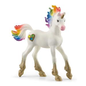 Schleich -  unicornio arcoíris Bayala para niños y niñas ㅤ