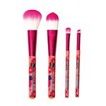 Set 4 pinceles maquillaje Legami Flowers