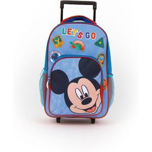 Disney - Mickey Mouse - Mochila Trolley Azul con la Magia de Mickey Mouse 24x36x12cm