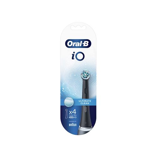 Pack 4 cabezales de recambio Oral-B Ultimate Clean Negro