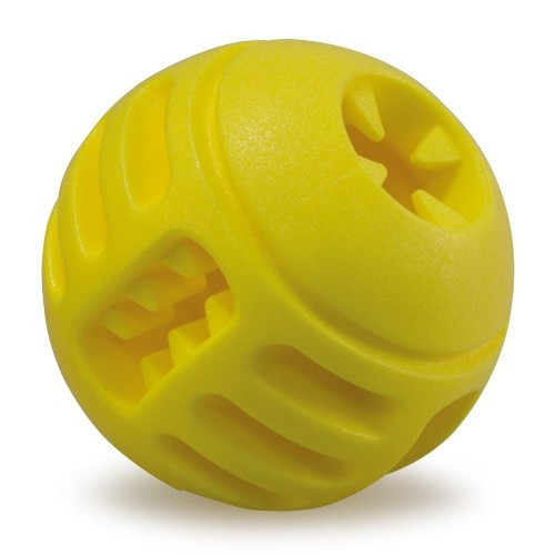 Pelota interactiva snacks Arquivet para perros color Amarillo