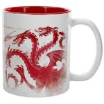 Taza Juego de tronos - Dragón de tres cabezas rojo