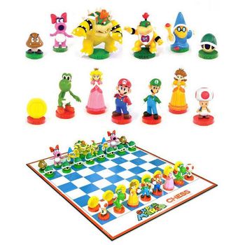 Ajedrez Super Mario 32 Figuras + Tablero