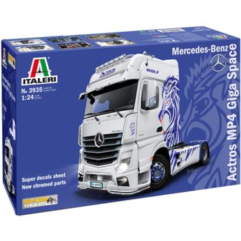 Italeri 3935s - Maqueta Mercedes-benz Actros Mp4 Giga Space. Escala 1/24