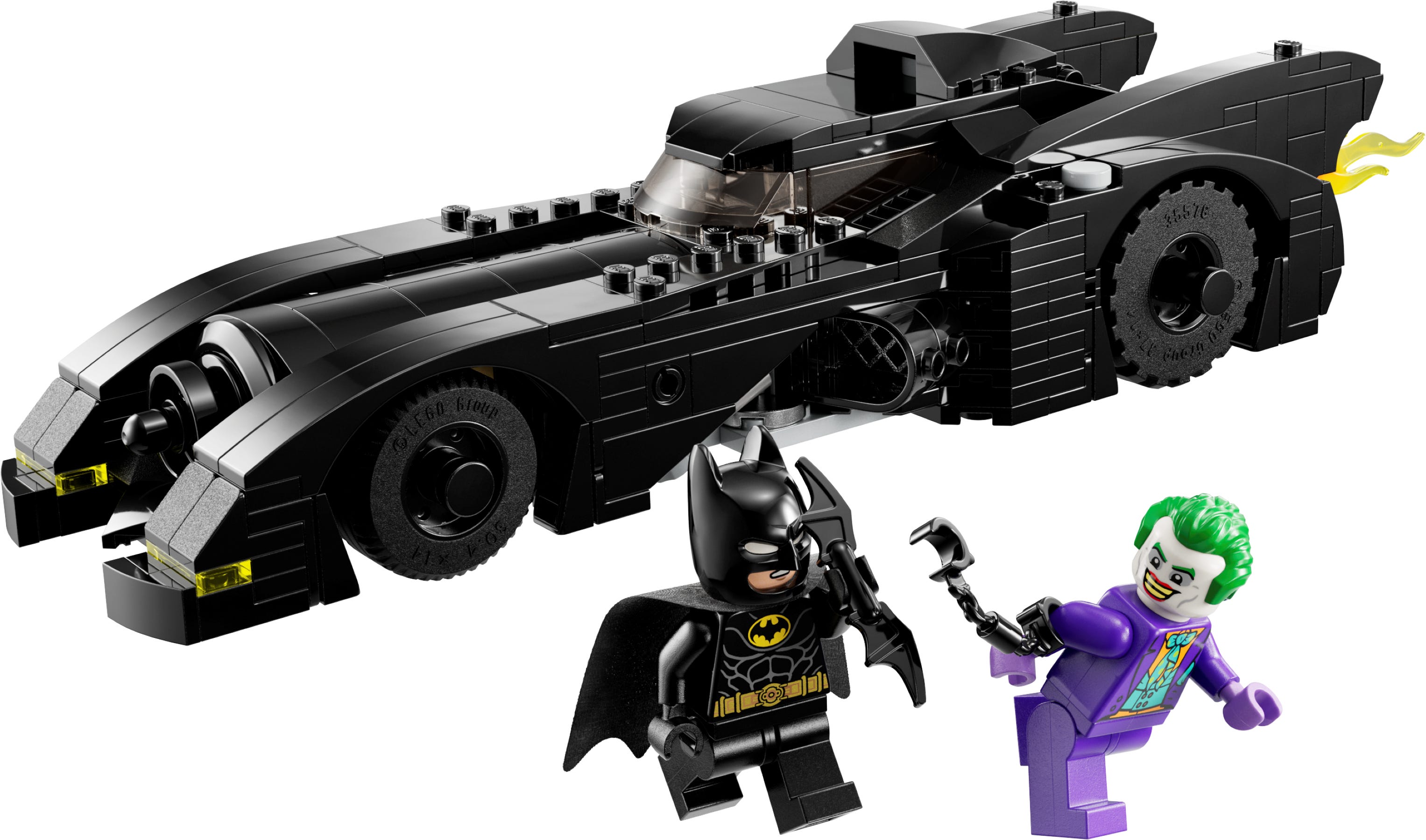 LEGO - Set De Construcción Vehículo Batmobile: Caza De Batman Vs. The Joker Superhéroes DC Cómics