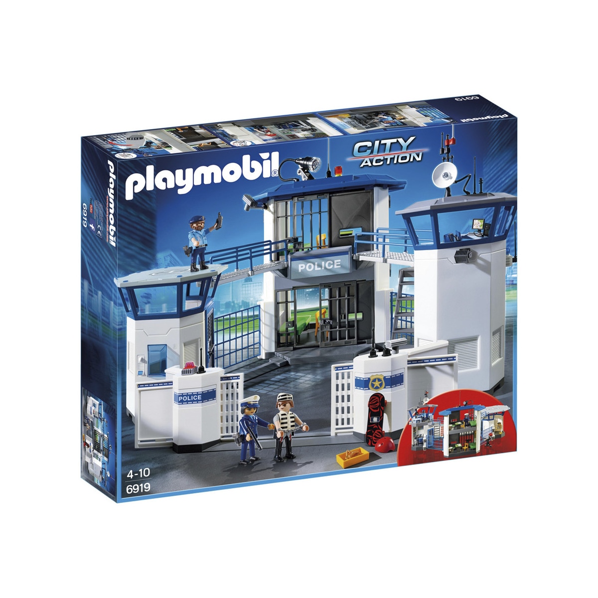 Playmobil - Comisaría De Policía Con Prisión City Action