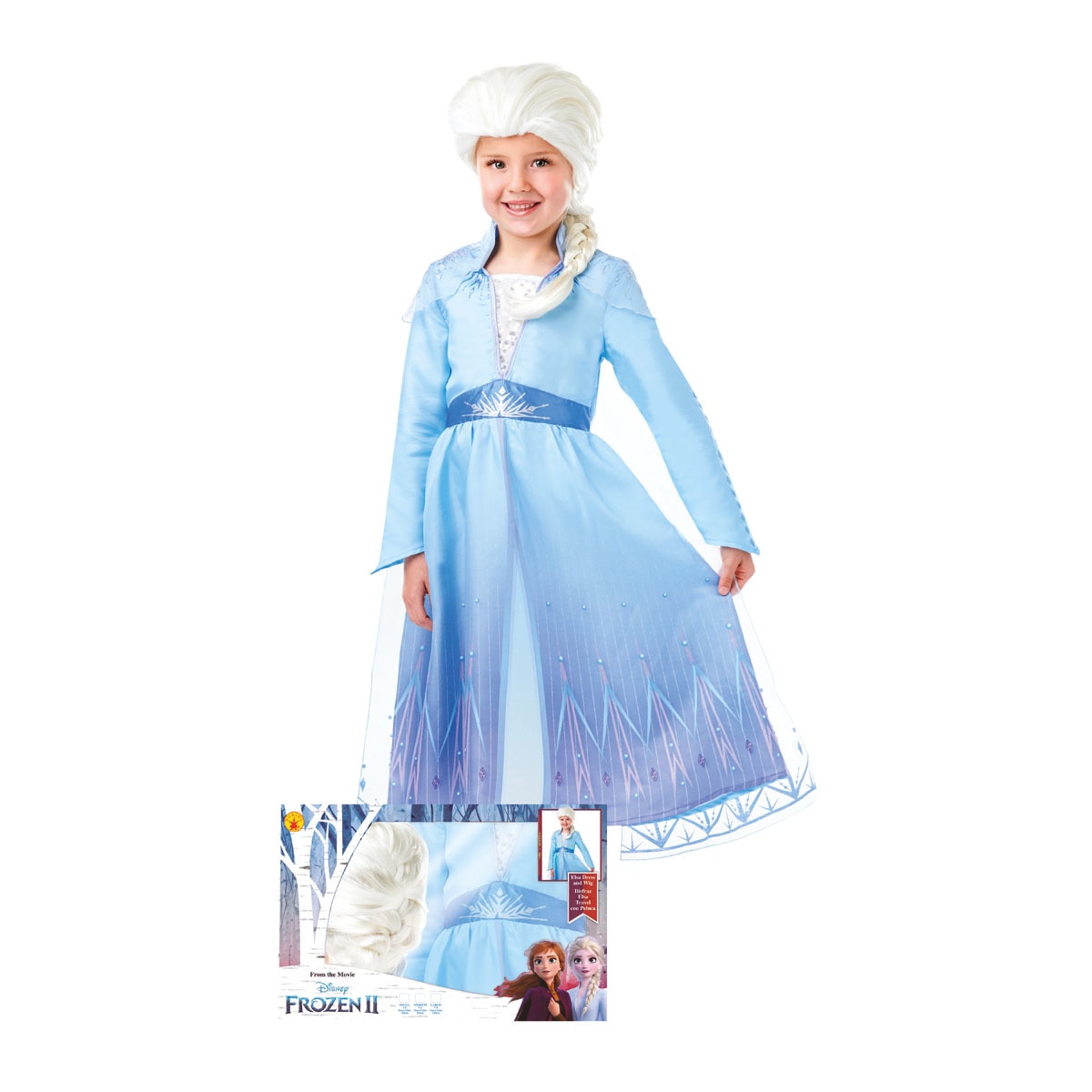 Rubies - Disfraz Infantil En Caja Elsa Frozen: El Reino De Hielo Disney