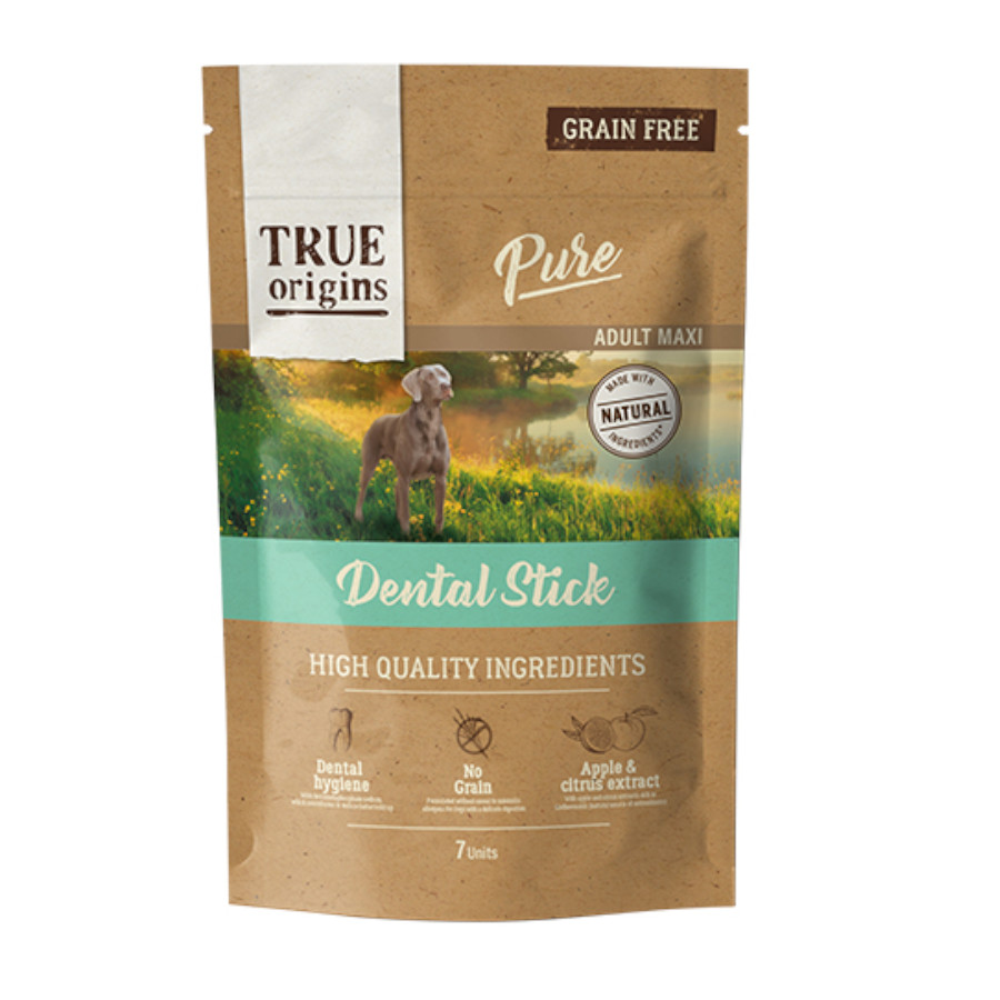 True Origins Maxi Adult Pure Snacks Dentales para perros