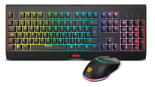 Combo gaming teclado + ratón inalámbricos Krom Kabala