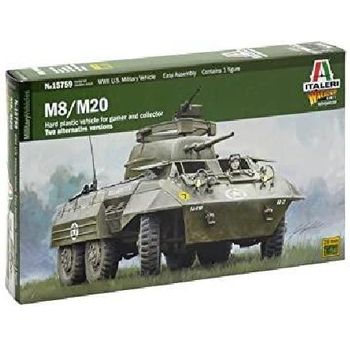 Italeri 5759 - Maqueta Tanque Militar Blindado Americano M8/m20 - Escala 1:56