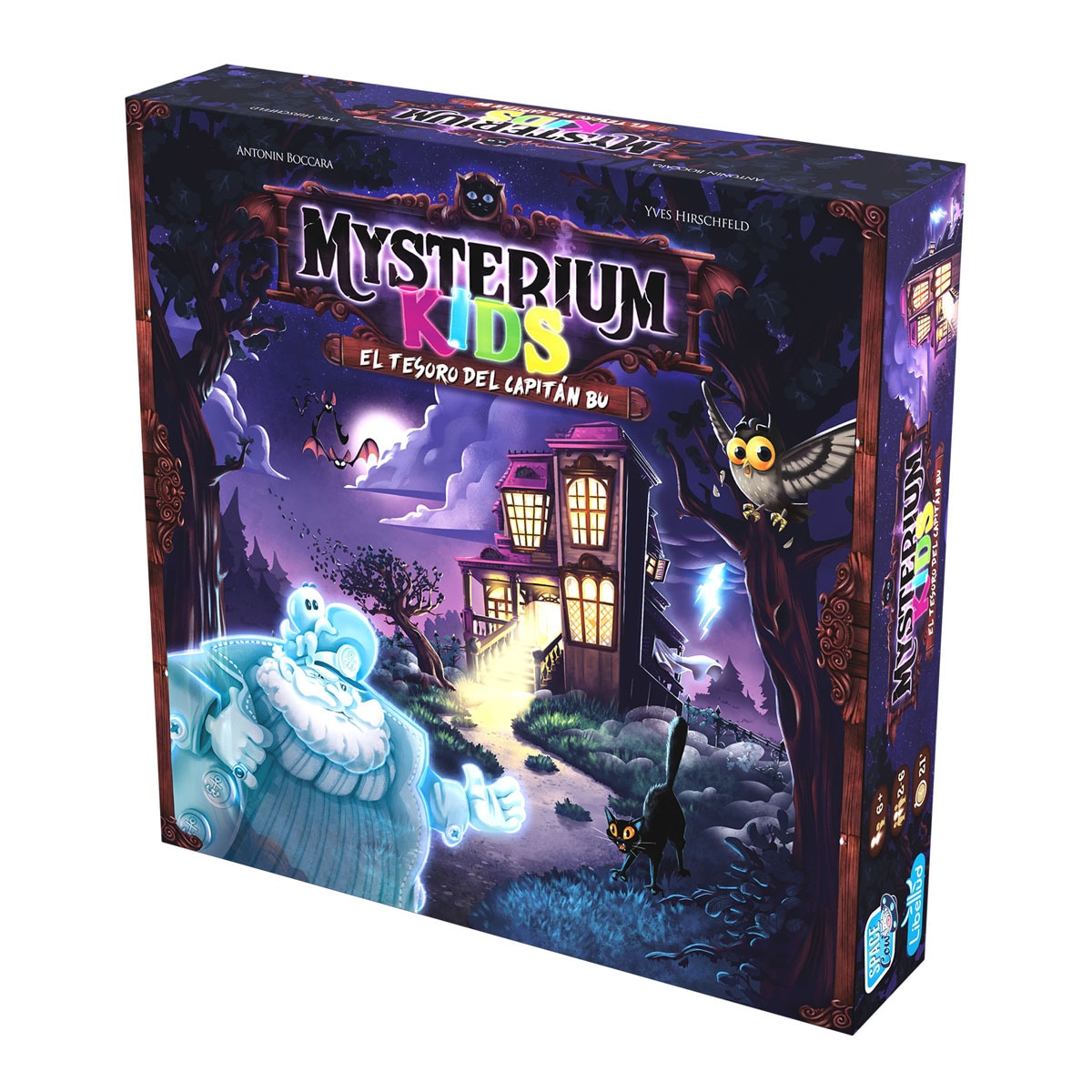 Libellud - Juego De Miniaturas Mysterium Kids: El Tesoro Del Capitán Bu