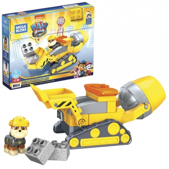 Mega Bloks La Patrulla Canina Camión de Rubble Boques +3 Años