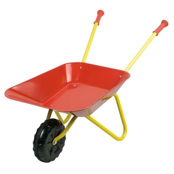 Play Carretilla De Metal 76 Cm Rojo Y Amarillo Summertime