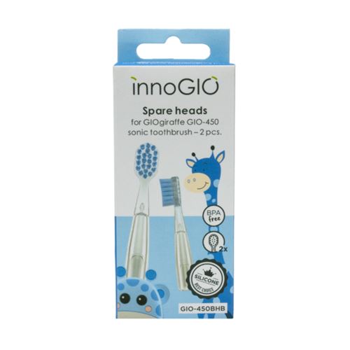 Set 2 cabezales de recambio Innogio Giogiraffe Azul