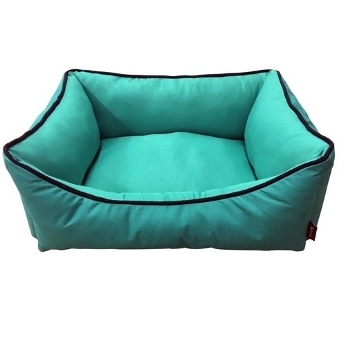 T&Z deco cama con cojín verde para perros