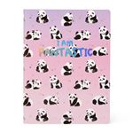 Cuaderno Legami L rayas Panda