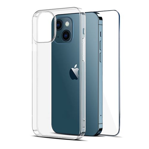 Funda 4-ok Protek + Protector de pantalla Cristal templado para iPhone 15