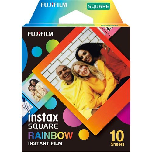 Película Fujifilm Instax Square Arcoiris Pack 10