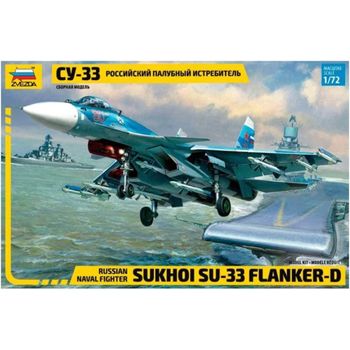 Zvezda 7297 - Maqueta Avión Sukhoi Su-33 Flanker-d. Escala 1/72