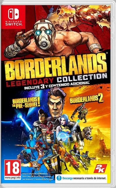 Borderlands Legendary Collection Nintendo Switch - Código de descarga