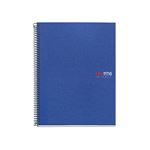 Cuaderno A5 Miquelrius azul cuadrícula 150 hojas