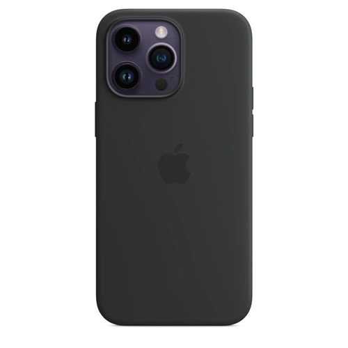 Funda de silicona Apple con MagSafe Medianoche para iPhone 14 Pro Max