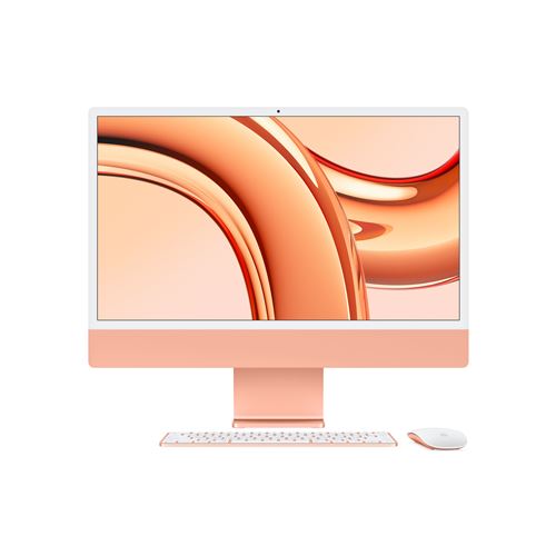 iMac con Pantalla Retina 24'' 4,5K M3 CPU 8, GPU 10, 8GB RAM, 512GB SSD, Naranja