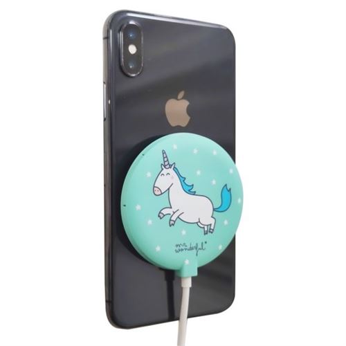 Cargador inalámbrico con ventosas Mr Wonderful Unicornio