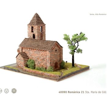 Domus - Románico 21 - Santa María De Coll Kit Maqueta De Construcción De Cerámica