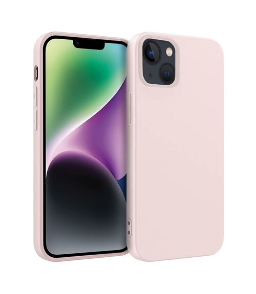 Funda de silicona Icoveri Rosa para iPhone 14