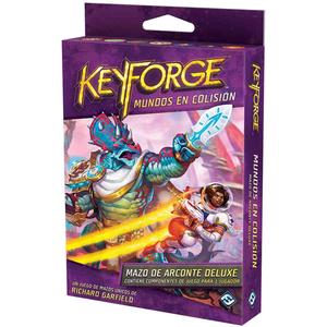 KeyForge - Mundos en Colisión Mazo de Arconte Deluxe - Juego de Cartas