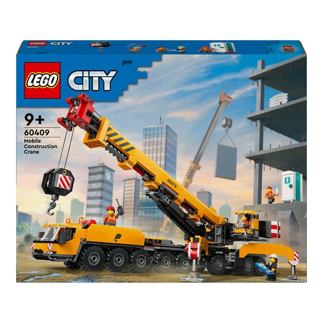 LEGO -  de construcción Grúa de Obra Móvil Amarilla Lego City.